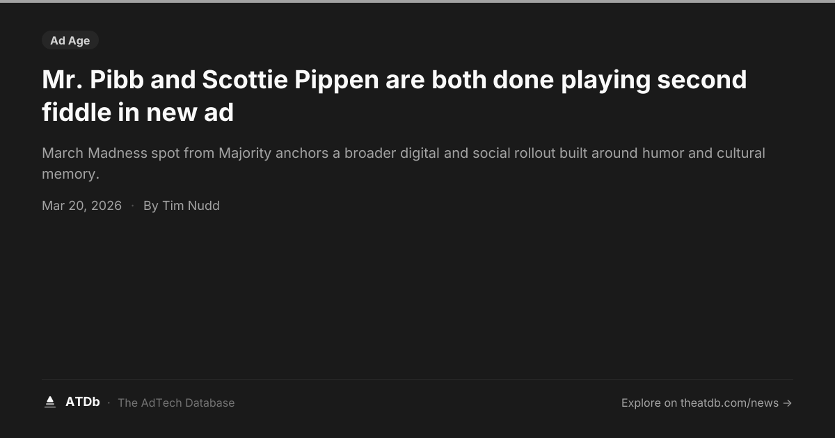 Mr. Pibb and Scottie Pippen are both done playing second fiddle in new ...